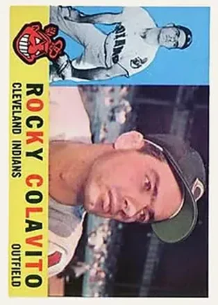 1960 Topps #400 - Rocky Colavito - Cleveland Indians