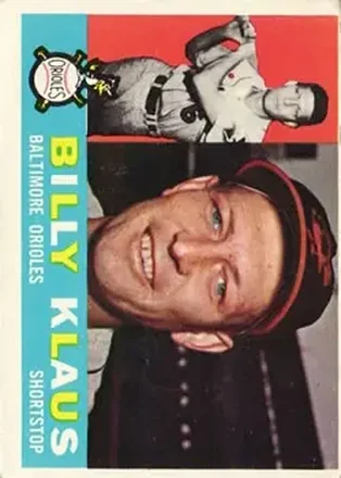 1960 Topps #406 - Billy Klaus - Baltimore Orioles