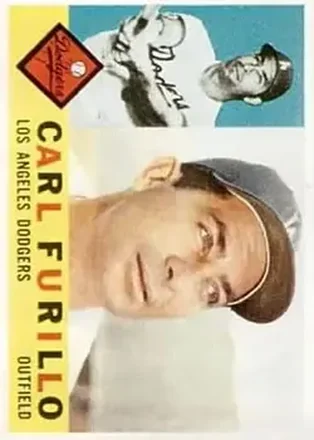 1960 Topps #408 - Carl Furillo - Los Angeles Dodgers