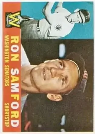 1960 Topps #409 - Ron Samford - Washington Senators