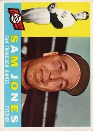 1960 Topps #410 - Sam Jones - San Francisco Giants 1960 Topps #410 - Sam Jones - San Francisco Giants