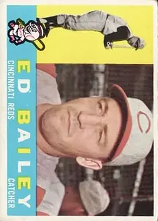 1960 Topps #411 - Ed Bailey - Cincinnati Reds