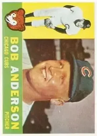 1960 Topps #412 - Bob Anderson - Chicago Cubs 1960 Topps #412 - Bob Anderson - Chicago Cubs