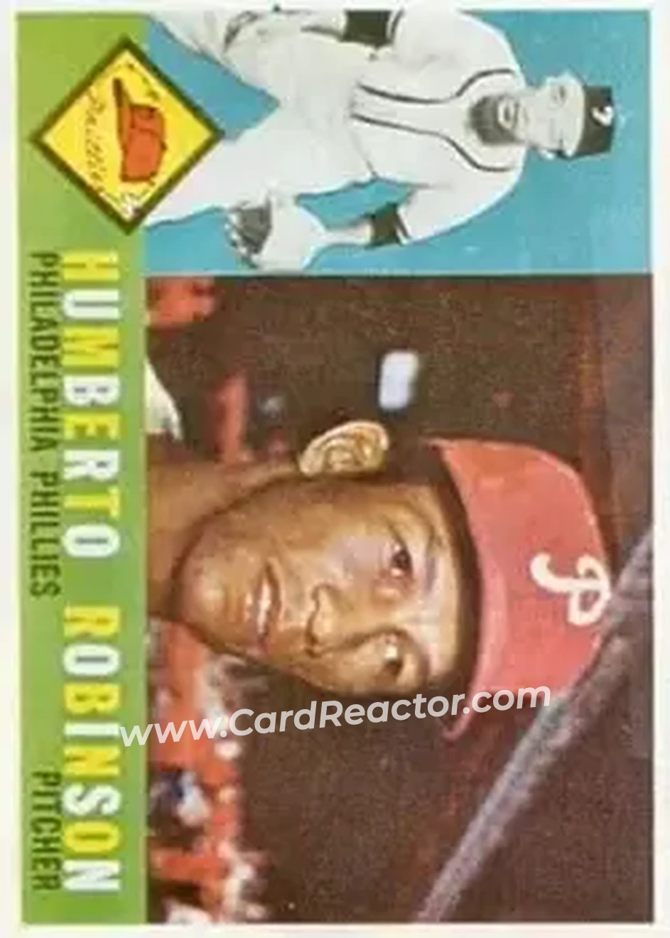 1960 Topps #416 - Humberto Robinson - Philadelphia Phillies - Front 1960 Topps #416 - Humberto Robinson - Philadelphia Phillies - Front