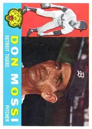 1960 Topps #418 - Don Mossi - Detroit Tigers 1960 Topps #418 - Don Mossi - Detroit Tigers