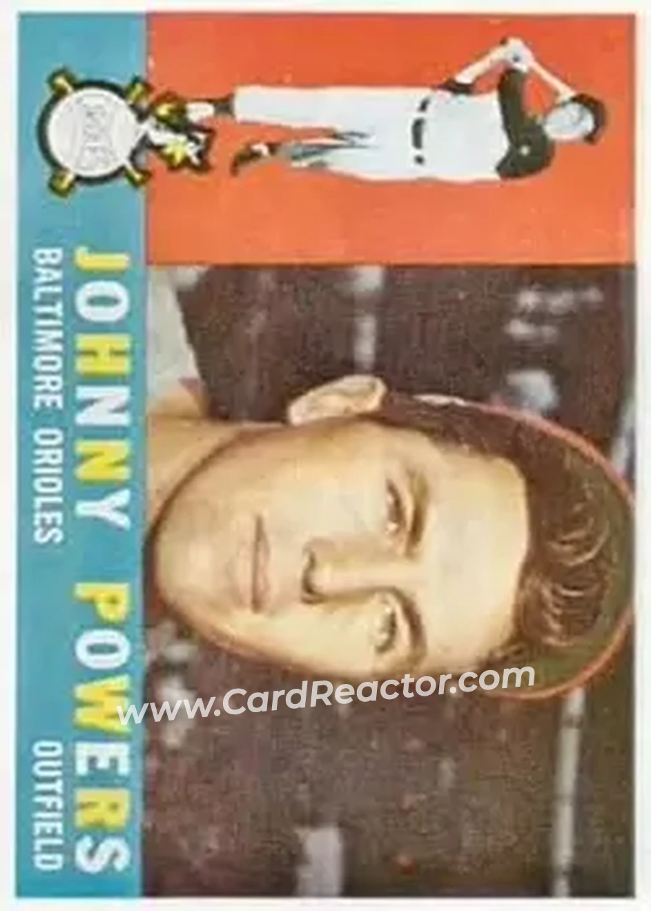 1960 Topps #422 - John Powers - Baltimore Orioles - Front