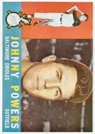 1960 Topps #422 - John Powers - Baltimore Orioles