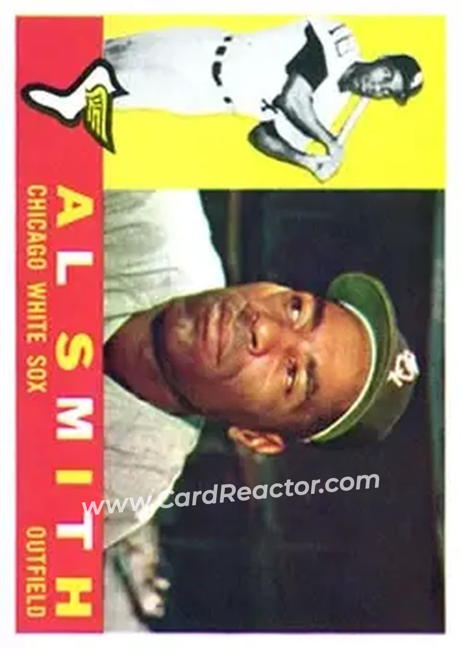 1960 Topps #428 - Al Smith - Chicago White Sox - Front