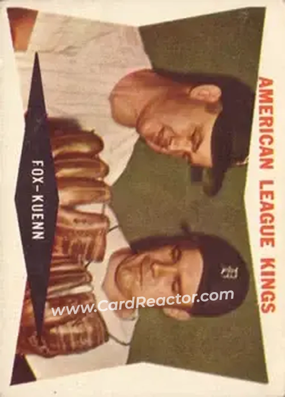 1960 Topps #429 - American League Kings (Nellie Fox - Harvey Kuenn) CPC, VAR - Chicago White Sox - Detroit Tigers - Front
