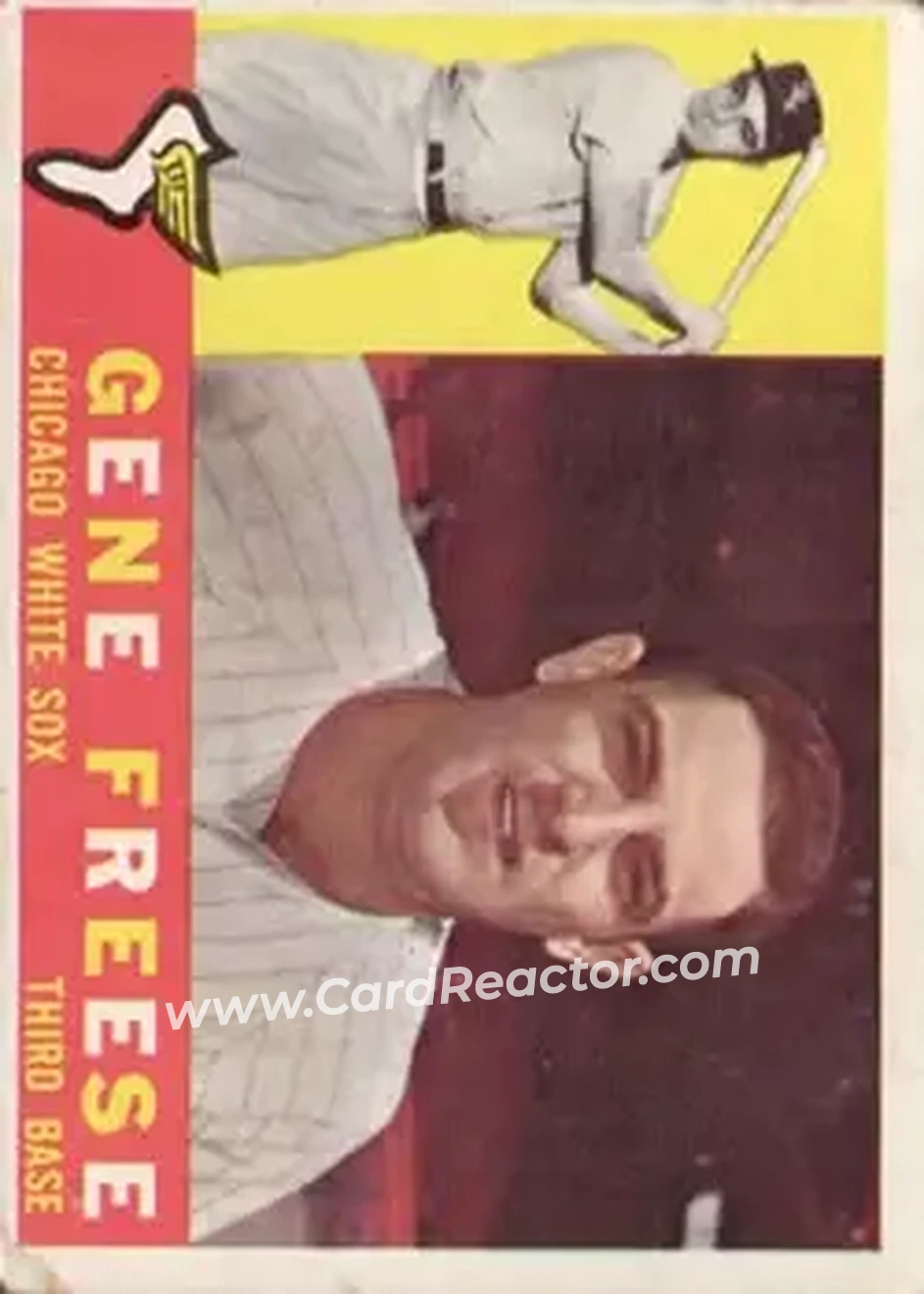 1960 Topps #435 - Gene Freese - Chicago White Sox - Front