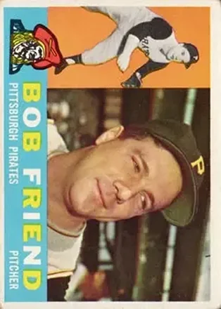 1960 Topps #437 - Bob Friend - Pittsburgh Pirates