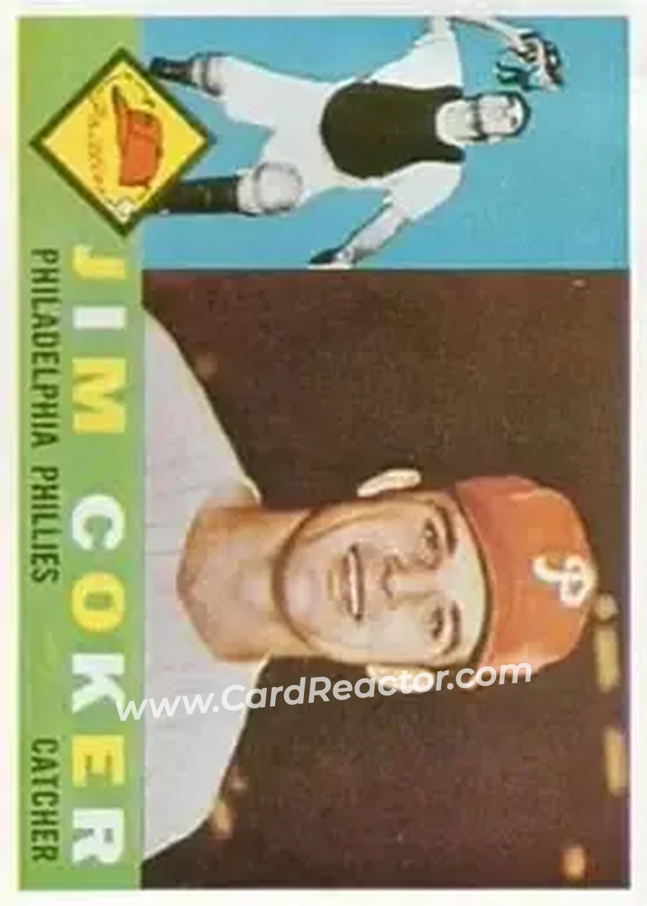 1960 Topps #438 - Jim Coker - Philadelphia Phillies - Front