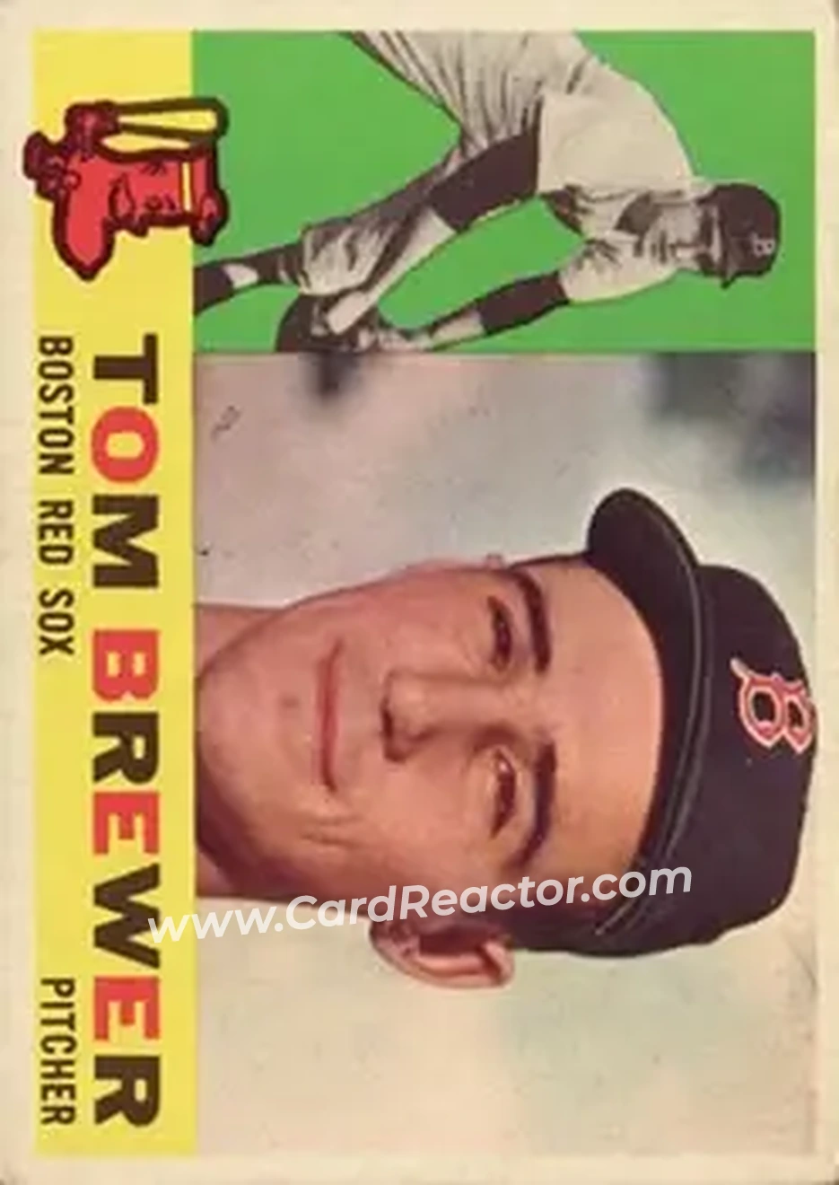 1960 Topps #439 - Tom Brewer - Boston Red Sox - Front