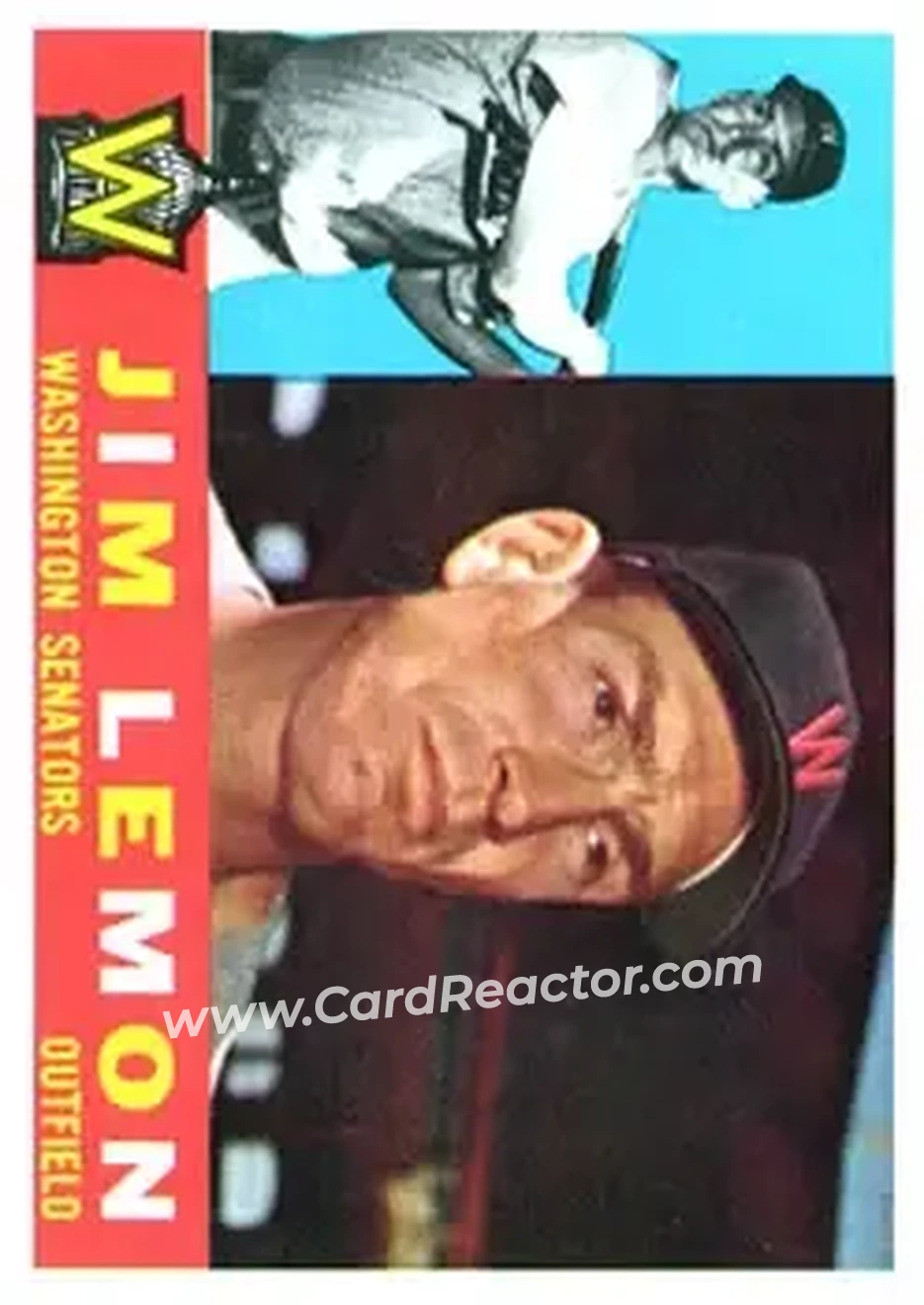 1960 Topps #440 - Jim Lemon - Washington Senators - Front