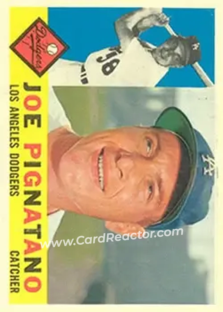 1960 Topps #442 - Joe Pignatano - Los Angeles Dodgers - Front