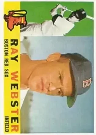 1960 Topps #452 - Ray Webster - Boston Red Sox