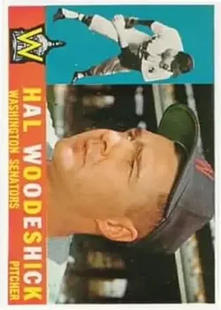 1960 Topps #454 - Hal Woodeshick - Washington Senators