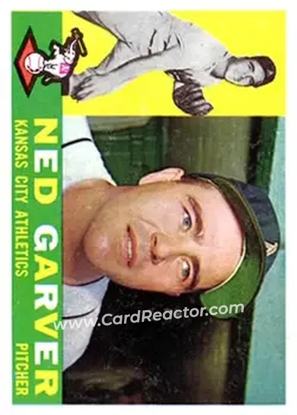 1960 Topps #471 - Ned Garver - Kansas City Athletics - Front