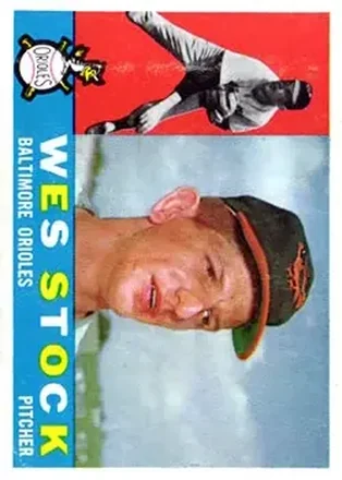1960 Topps #481 - Wes Stock - Baltimore Orioles