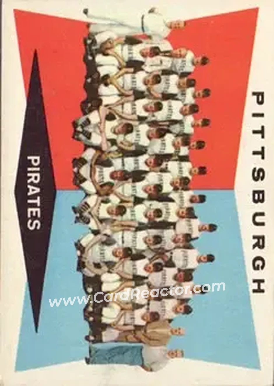 1960 Topps #484 - Pittsburgh Pirates TC, CL - Pittsburgh Pirates - Pittsburgh Pirates - Front 1960 Topps #484 - Pittsburgh Pirates TC, CL - Pittsburgh Pirates - Pittsburgh Pirates - Front