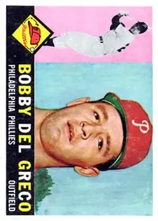 1960 Topps #486 - Bobby Del Greco - Philadelphia Phillies