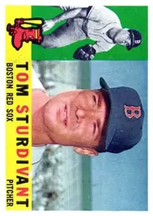 1960 Topps #487 - Tom Sturdivant - Boston Red Sox