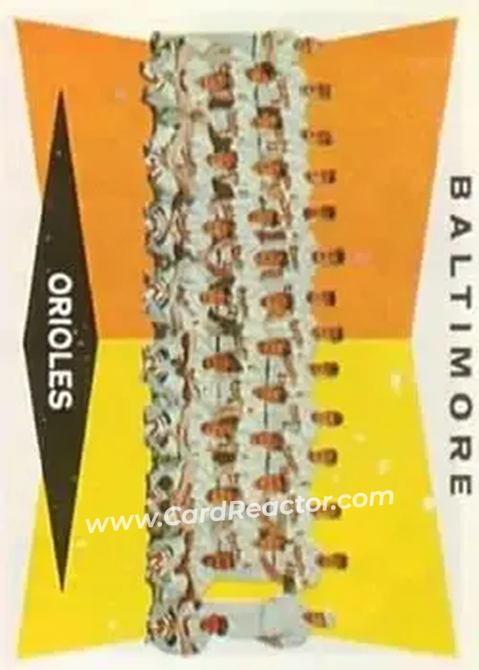 1960 Topps #494 - Baltimore Orioles TC, CL - Baltimore Orioles - Baltimore Orioles - Front 1960 Topps #494 - Baltimore Orioles TC, CL - Baltimore Orioles - Baltimore Orioles - Front