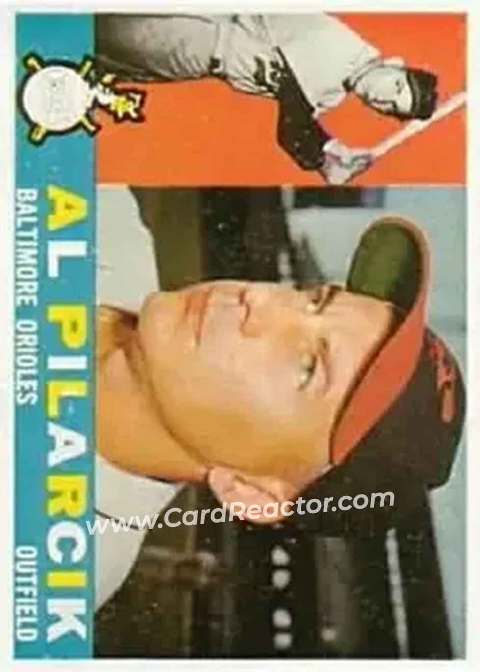 1960 Topps #498 - Al Pilarcik - Baltimore Orioles - Front 1960 Topps #498 - Al Pilarcik - Baltimore Orioles - Front
