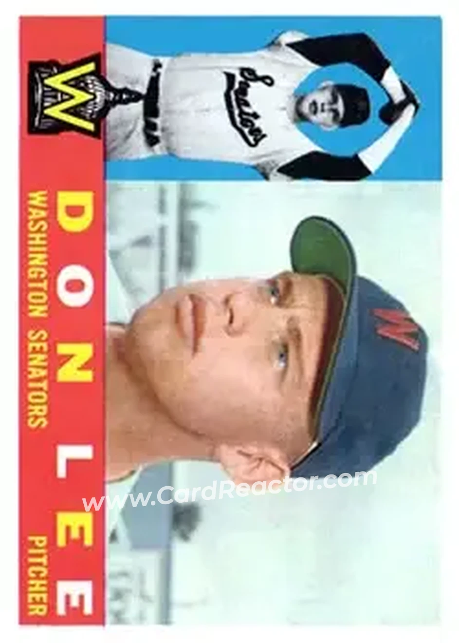 1960 Topps #503 - Don Lee - Washington Senators - Front