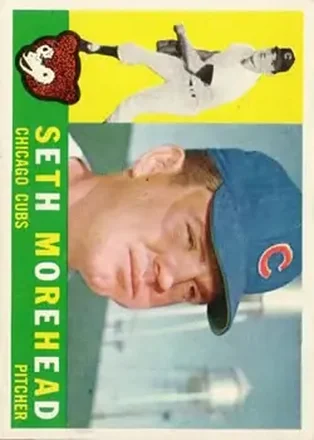 1960 Topps #504 - Seth Morehead - Chicago Cubs