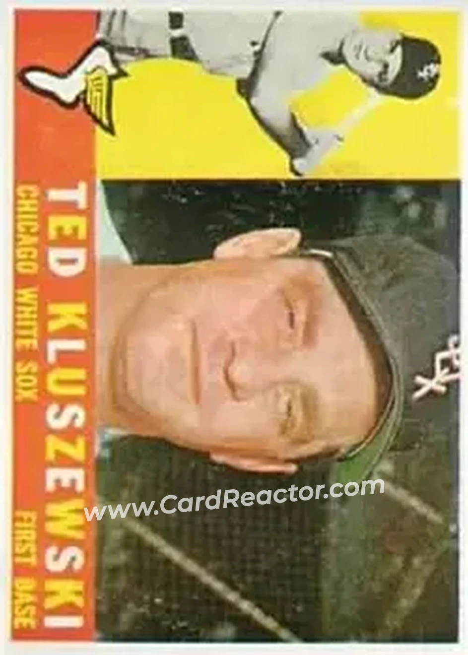 1960 Topps #505 - Ted Kluszewski - Chicago White Sox - Front 1960 Topps #505 - Ted Kluszewski - Chicago White Sox - Front