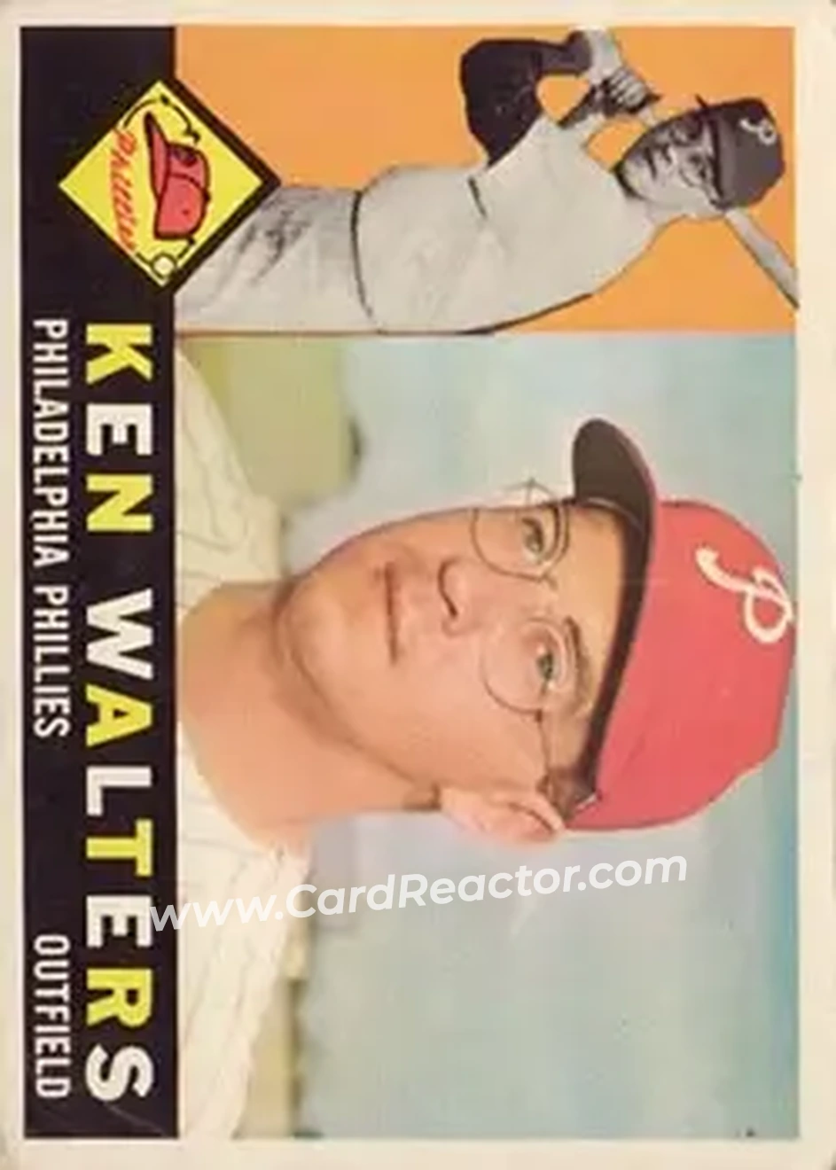 1960 Topps #511 - Ken Walters - Philadelphia Phillies - Front