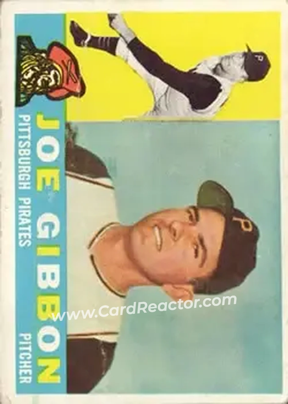1960 Topps #512 - Joe Gibbon - Pittsburgh Pirates - Front