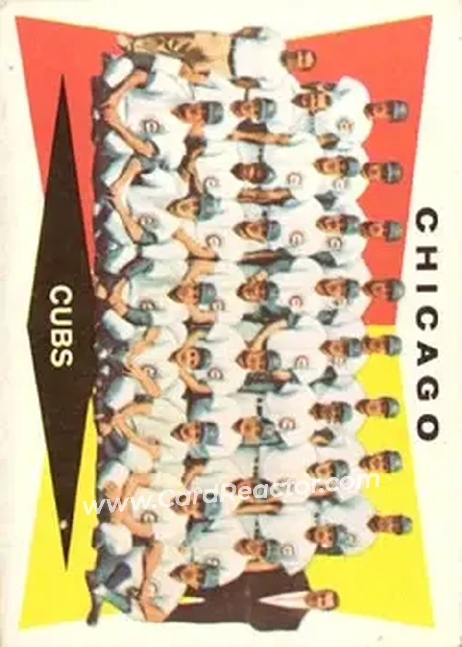 1960 Topps #513 - Chicago Cubs TC, CL - Chicago Cubs - Chicago Cubs - Front 1960 Topps #513 - Chicago Cubs TC, CL - Chicago Cubs - Chicago Cubs - Front