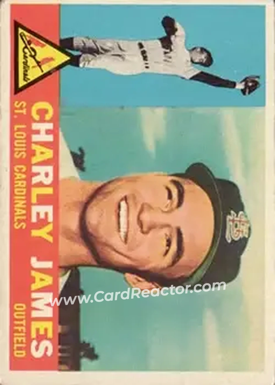 1960 Topps #517 - Charley James - St. Louis Cardinals - Front