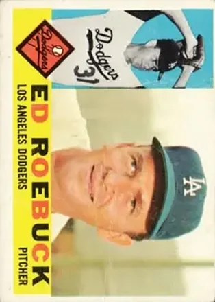 1960 Topps #519 - Ed Roebuck - Los Angeles Dodgers