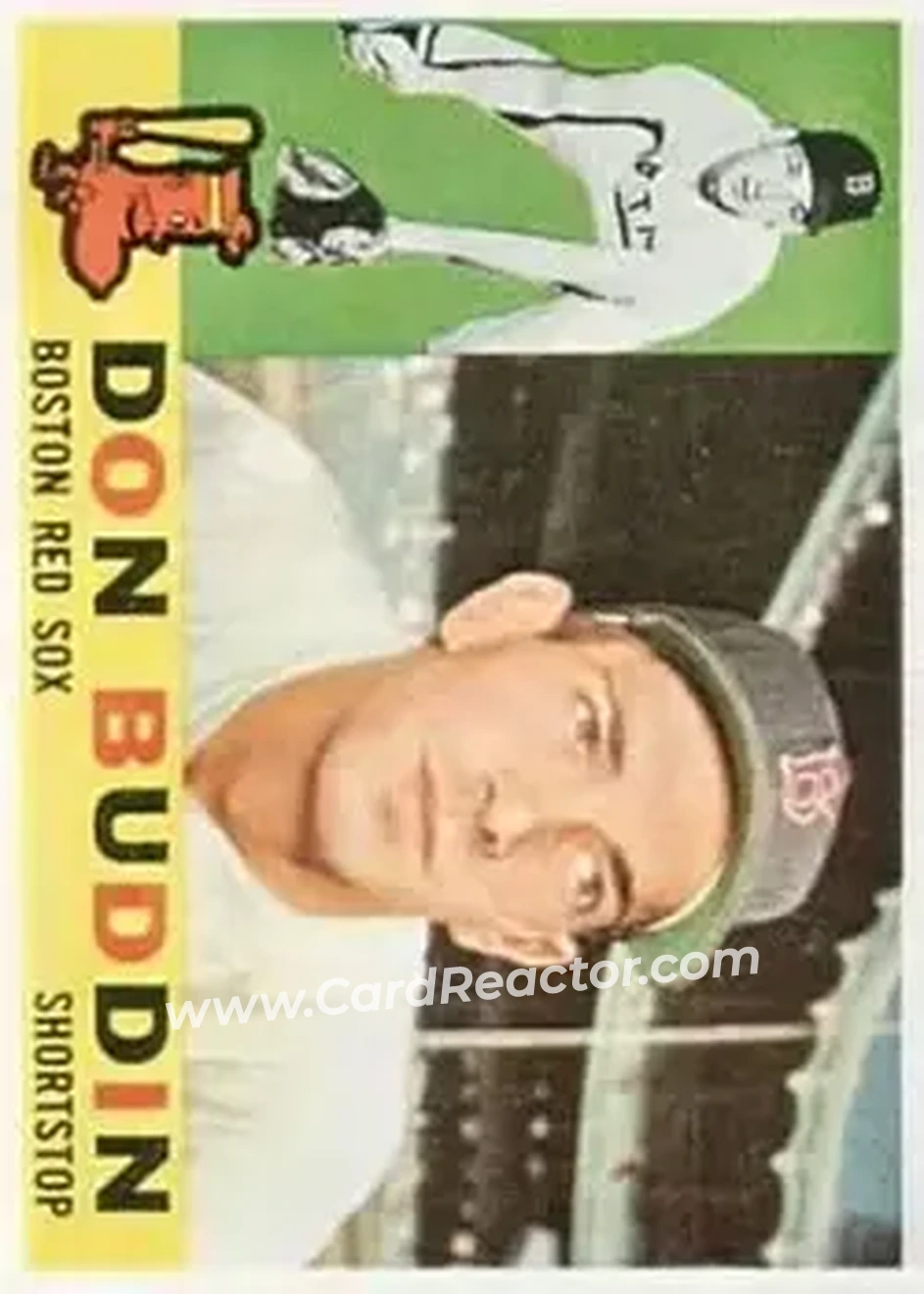1960 Topps #520 - Don Buddin - Boston Red Sox - Front