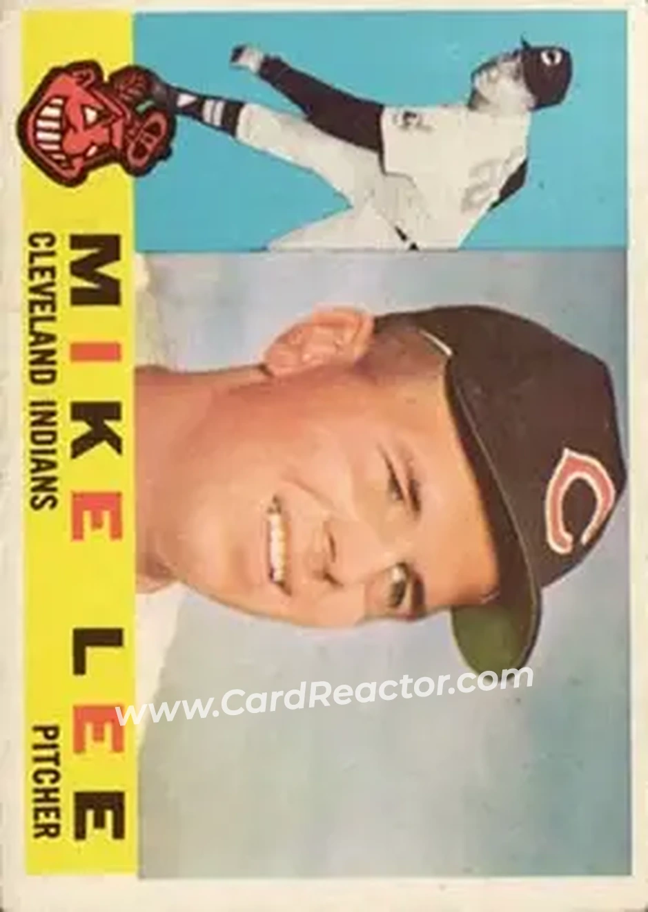 1960 Topps #521 - Mike Lee - Cleveland Indians - Front
