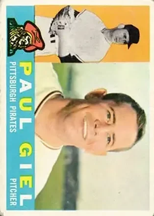 1960 Topps #526 - Paul Giel - Pittsburgh Pirates