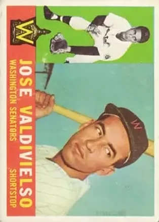 1960 Topps #527 - Jose Valdivielso - Washington Senators