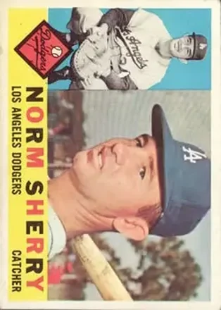 1960 Topps #529 - Norm Sherry - Los Angeles Dodgers