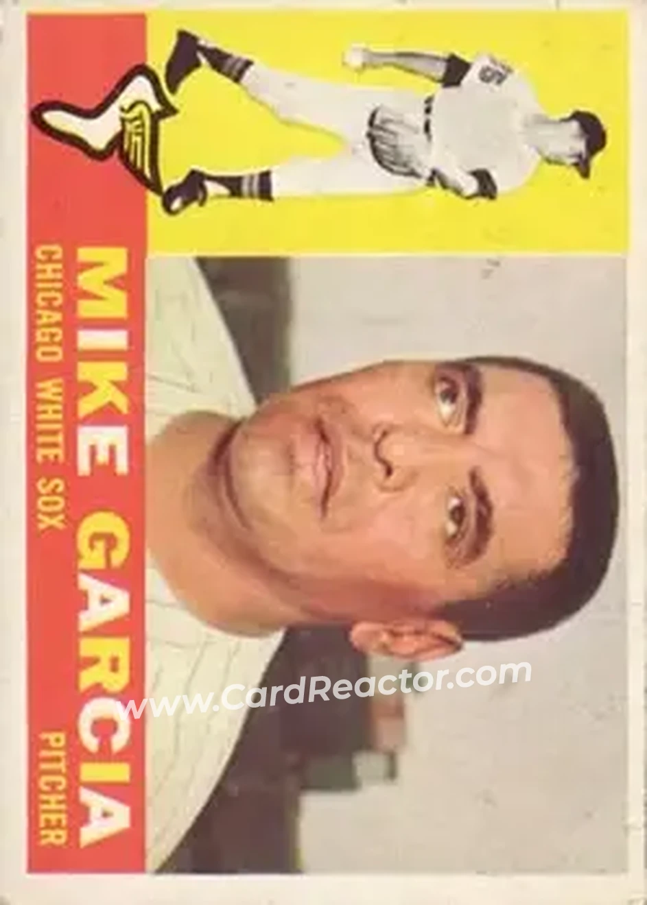 1960 Topps #532 - Mike Garcia - Chicago White Sox - Front
