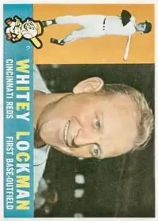 1960 Topps #535 - Carroll Lockman - Cincinnati Reds