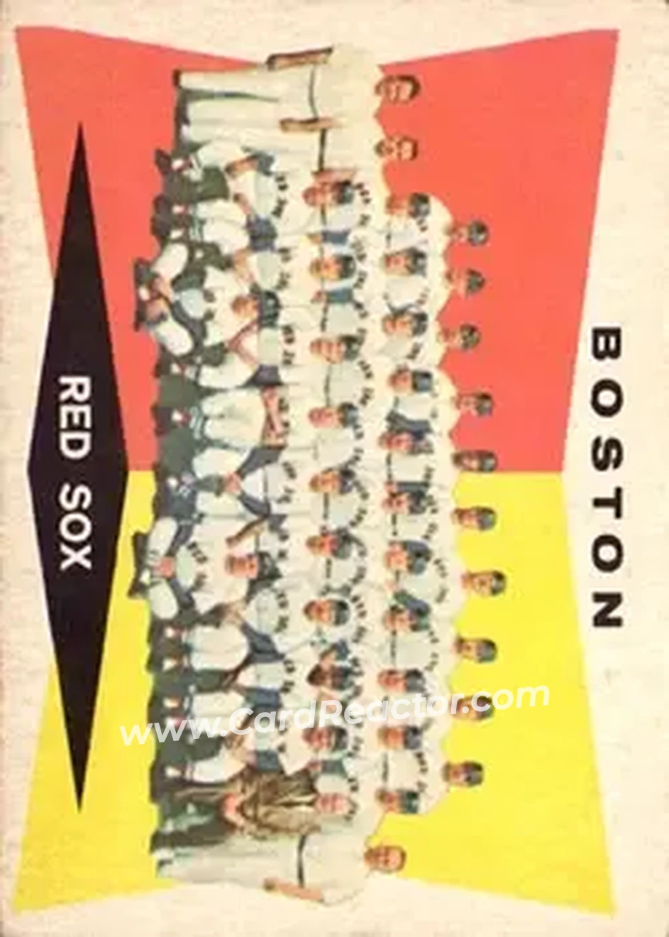 1960 Topps #537 - Boston Red Sox TC, CL - Boston Red Sox - Boston Red Sox - Front 1960 Topps #537 - Boston Red Sox TC, CL - Boston Red Sox - Boston Red Sox - Front