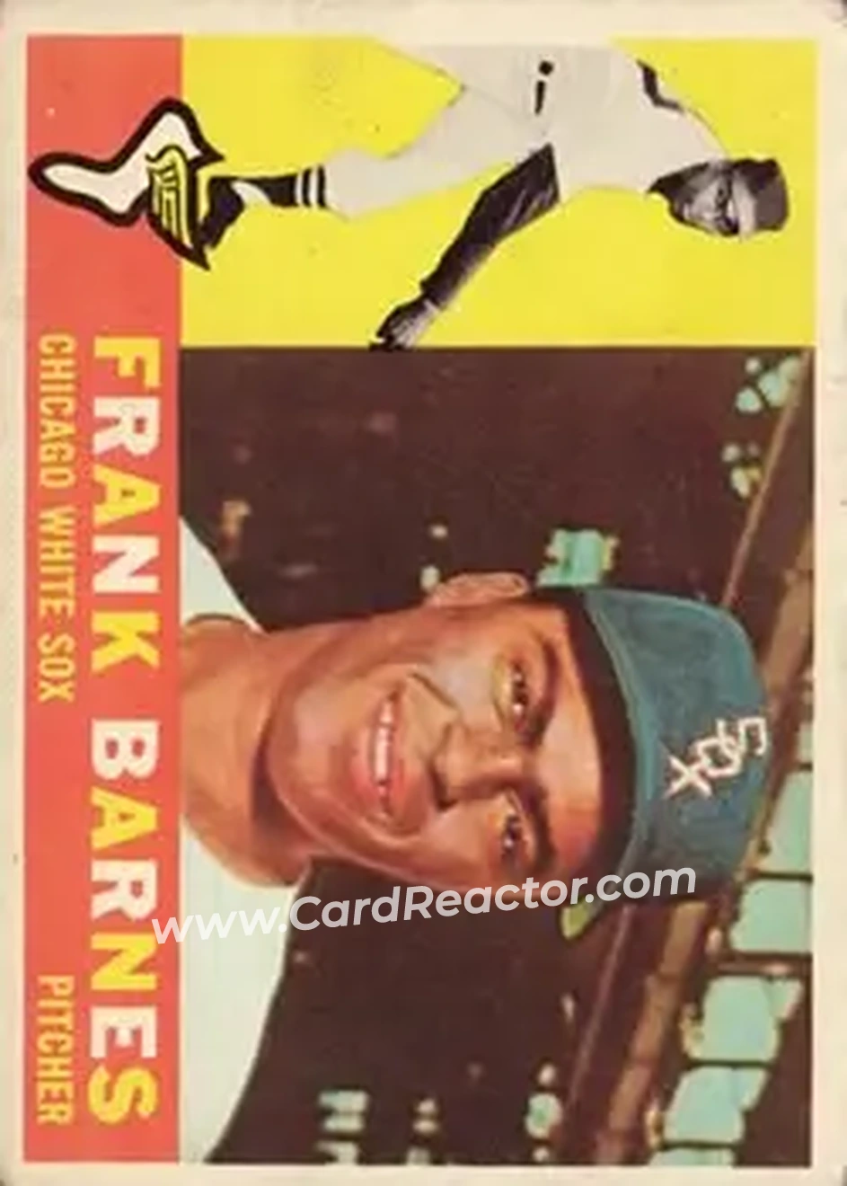 1960 Topps #538 - Frank Barnes - Chicago White Sox - Front 1960 Topps #538 - Frank Barnes - Chicago White Sox - Front