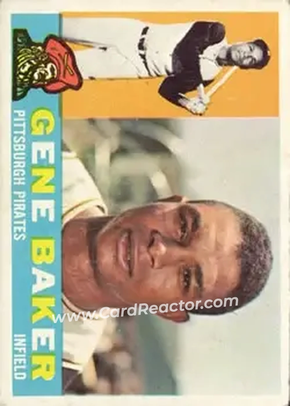 1960 Topps #539 - Gene Baker - Pittsburgh Pirates - Front