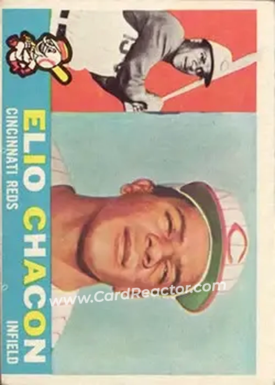 1960 Topps #543 - Elio Chacon - Cincinnati Reds - Front 1960 Topps #543 - Elio Chacon - Cincinnati Reds - Front