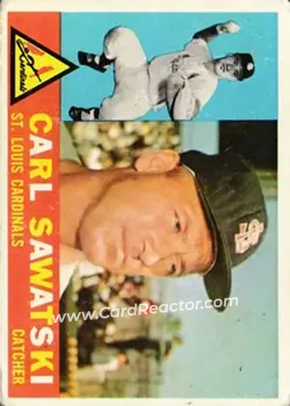 1960 Topps #545 - Carl Sawatski - St. Louis Cardinals - Front