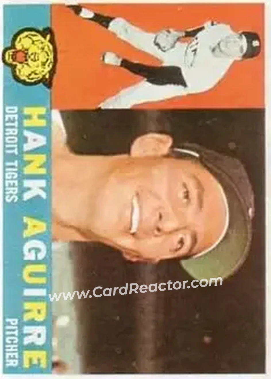 1960 Topps #546 - Hank Aguirre - Detroit Tigers - Front