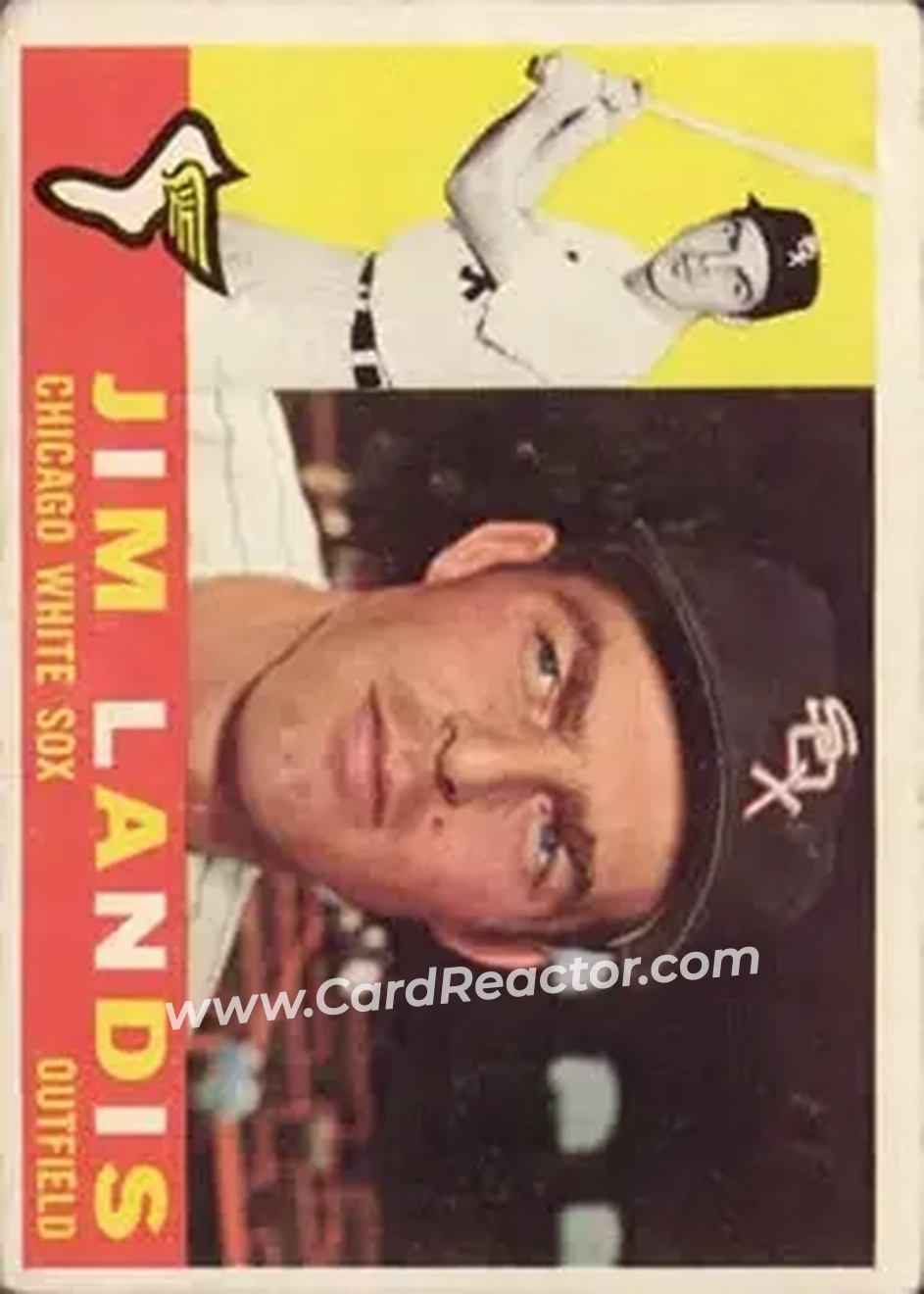 1960 Topps #550 - Jim Landis - Chicago White Sox - Front